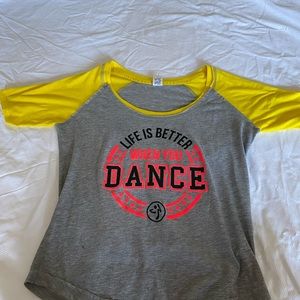 Very flattering Zumba Tee